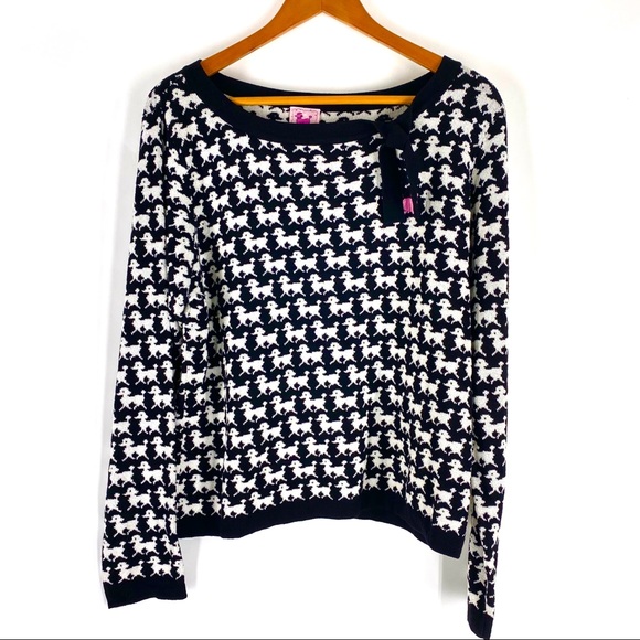 Pink Poodle Sweaters - Vintage Pink Poodle Wool Sweater